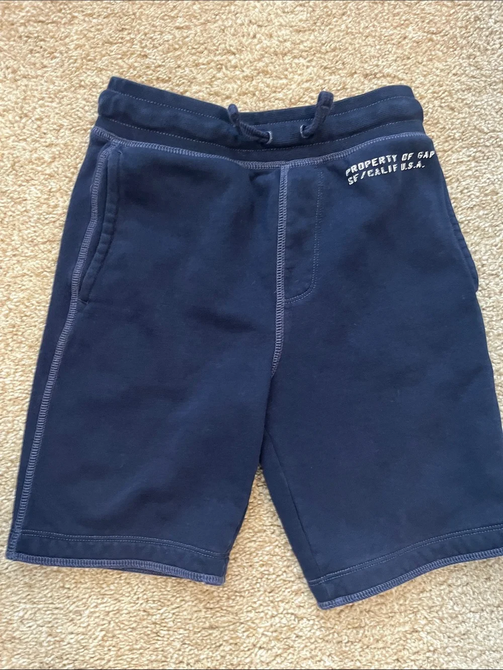 GAP 2 Pair Boys Navy Sweat Shorts